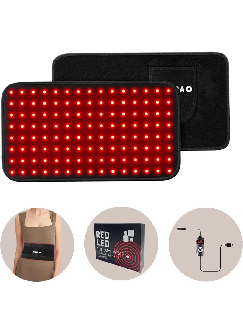 Red Light Therapy for Body, Heating Pad Belt, 660nm & 850nm Red Light Near Infrared Heated Therapy Wrap for Lower Back Legs Arms, Mothers Day Gifts, Birthday Gifts for Women Men Mom