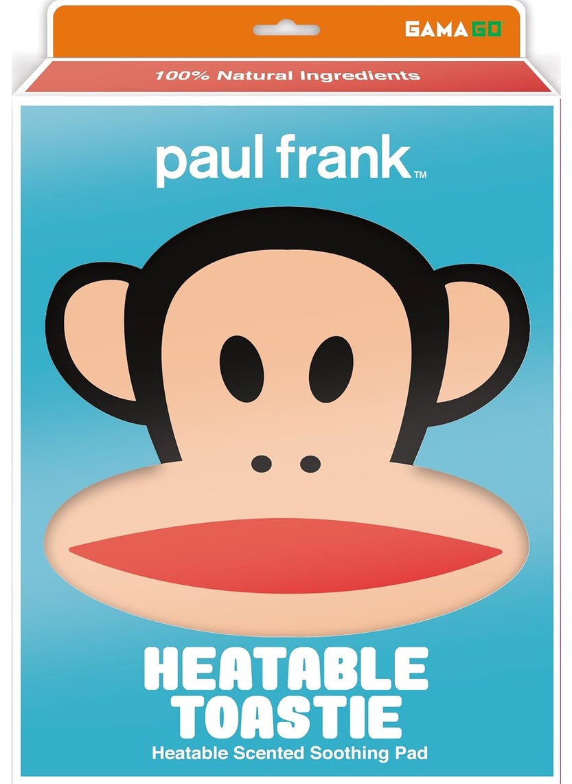 GAMAGO Paul Frank Julius Heating Pad & Pillow Huggable - Microwavable Heat Pad for Cramps, Aches & Anxiety Relief - Cute Heat Pack Stuffed with Eco-Friendly Wheat & Dried Lavender - 7.25
