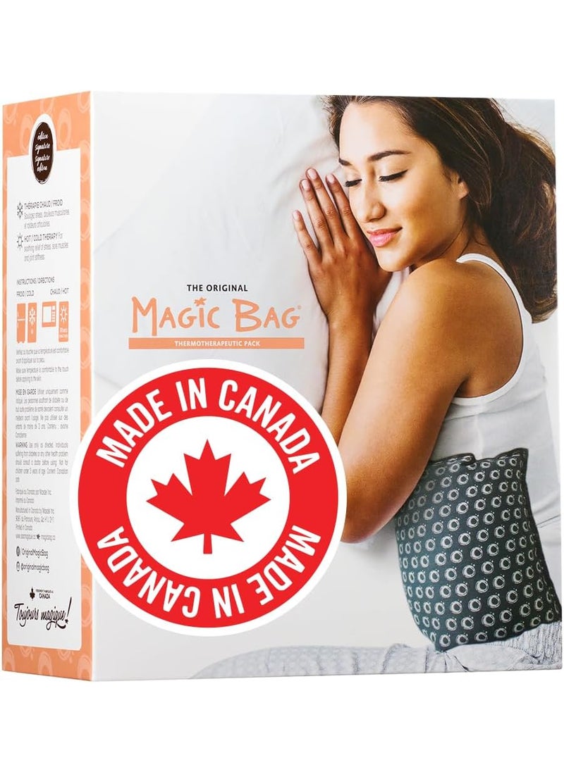 The Original Magic Bag Signature Edition Heating Compress, Hot/Cold Therapy for Stomach and Lower Back Pain Relief, Cordless Hot Cold Compress, 30.5 x 23 cm (12