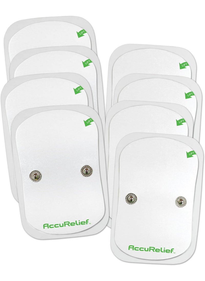 AccuRelief Wireless TENS Electrotherapy Pain Relief System Supply Kit (Packaging May Vary), Works with AccuRelief Wireless Remote Control TENS Device (ACRL-9000), 2 Pair (Pack of 1)