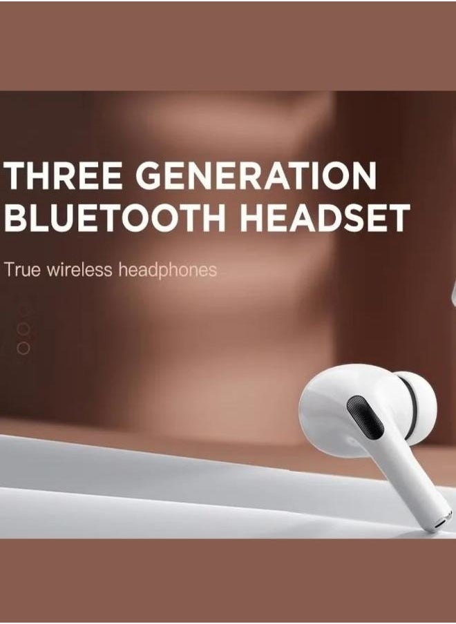 D3 Premium Wireless Earbuds – TWS Bluetooth 5.3 Headset with Deep Bass, Touch Controls, Charging Case, Noise Isolation & HD Calling – Lightweight In-Ear Bluetooth Headphones for Android & iOS