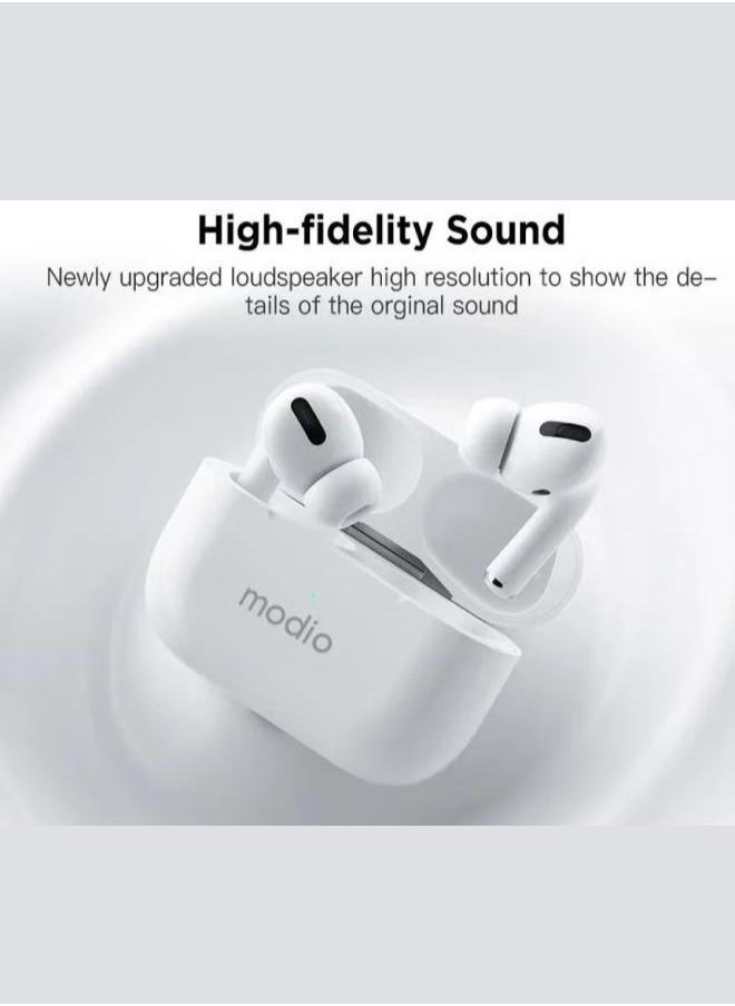 D3 Premium Wireless Earbuds – TWS Bluetooth 5.3 Headset with Deep Bass, Touch Controls, Charging Case, Noise Isolation & HD Calling – Lightweight In-Ear Bluetooth Headphones for Android & iOS