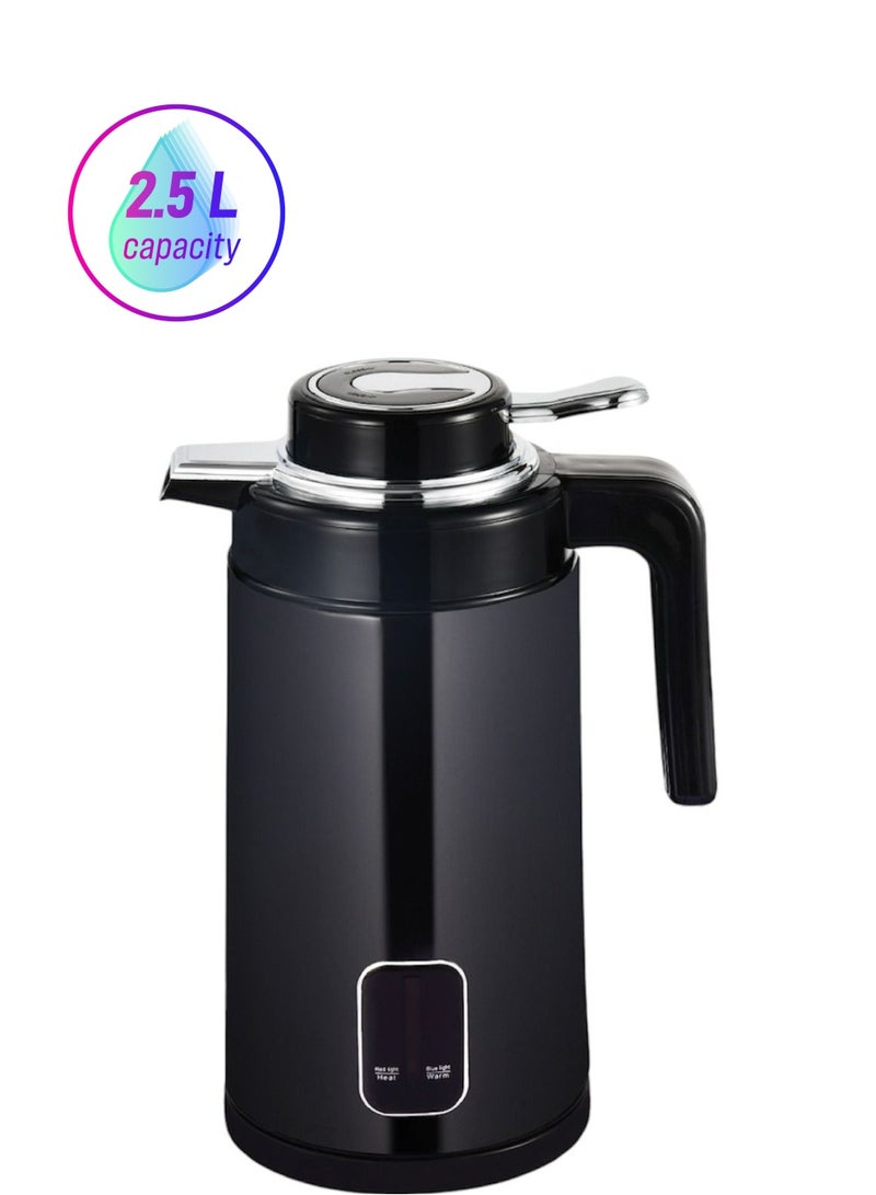 Electric Kettle (Thermos) – Easy Hot Beverage Preparation & Long Heat Retention 2.5 L 1360 W SH-347 Black