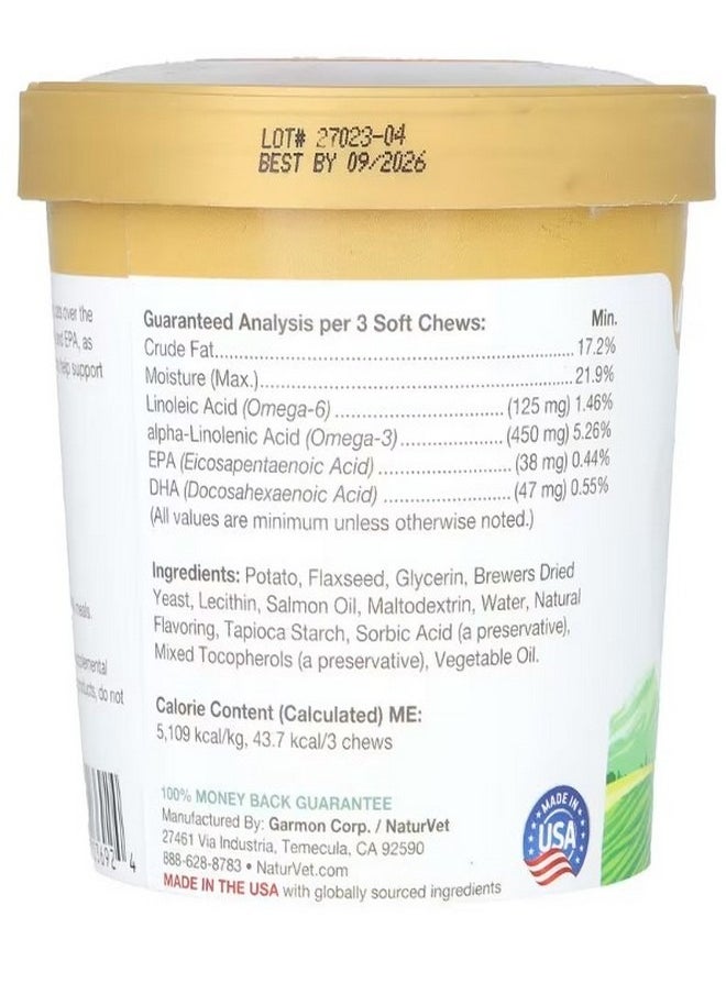 Omega Gold Essential Fatty Acids  Salmon Oil For Dogs and Cats 90 Soft Chews 9 oz 256 g