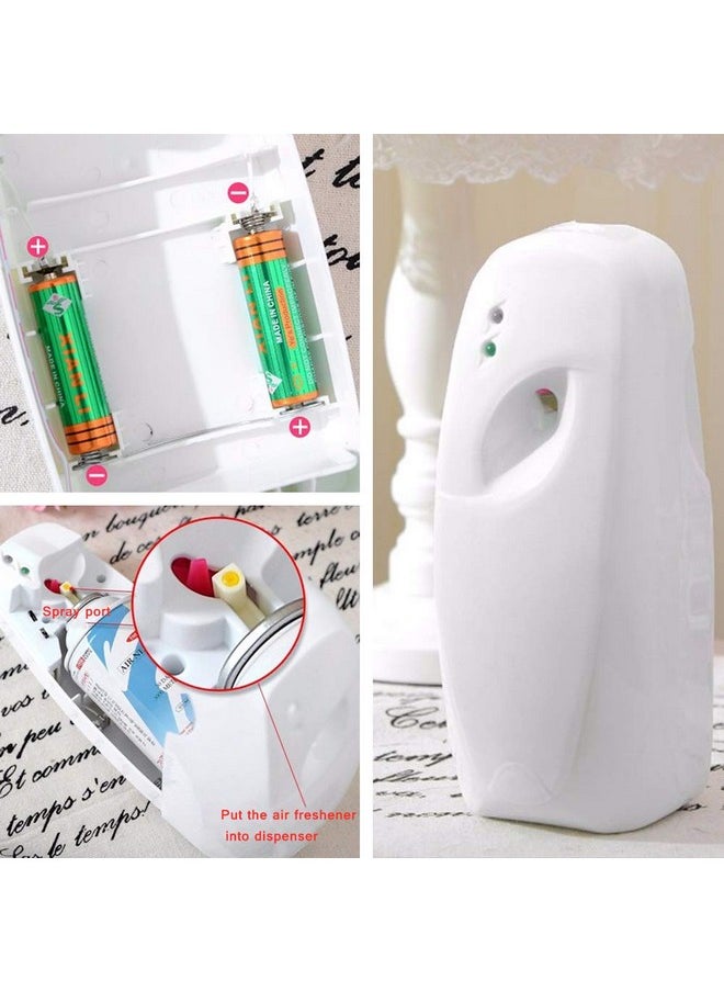 Automatic Air Freshener Dispenser Bathroom Timed Air Freshener Spray Wall Mounted, Automatic Scent Dispenser for Home, Room, Offices, Schools, Restaurants, Hotels, Public Toilet White