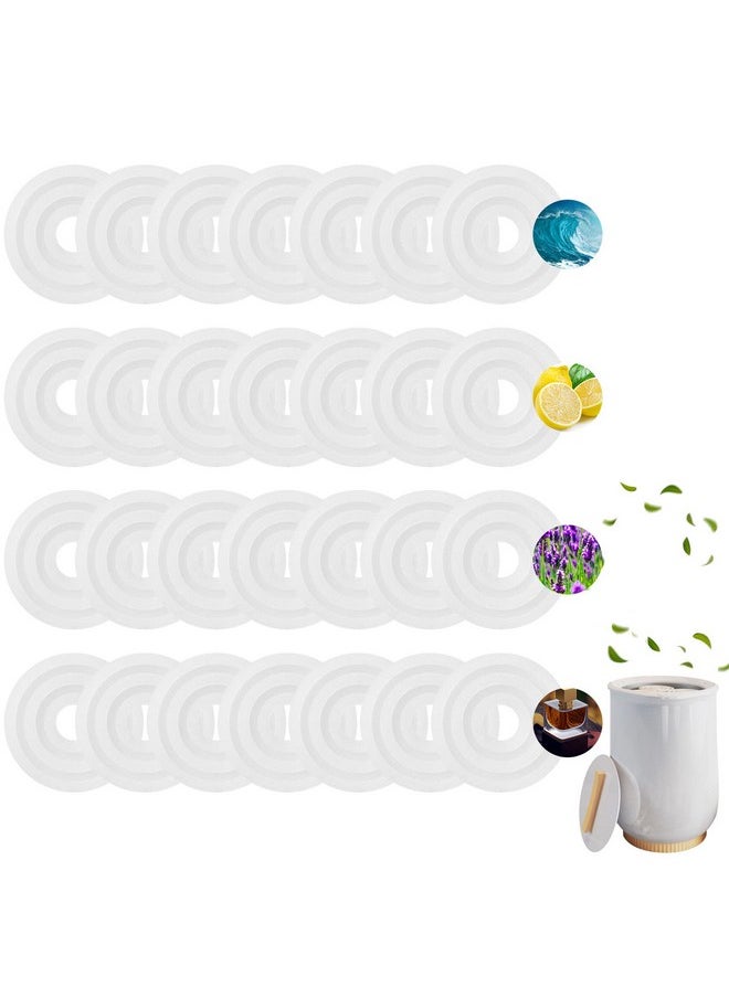 Demissle Replacement Fragrance Scented Pads Disc Fresh Oil Refill Pad for Towel Warmer Bucket (48 Pcs)