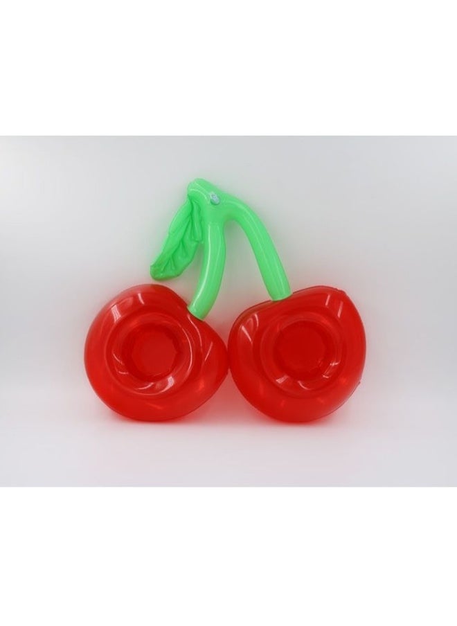 Double Cherry Shape Inflatable Swimming Pool Portable Cup Holder