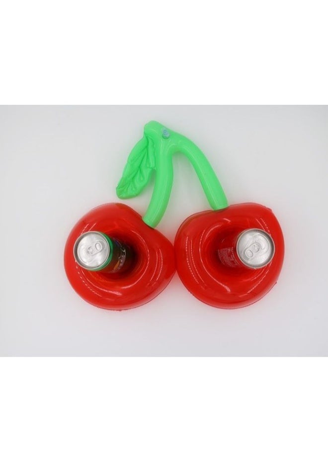 Double Cherry Shape Inflatable Swimming Pool Portable Cup Holder