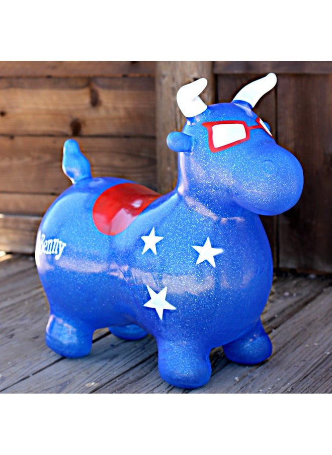 WALIKI Bouncy Horse Hopper | Benny The Jumping Bull Inflatable Hopping Pony for Toddlers
