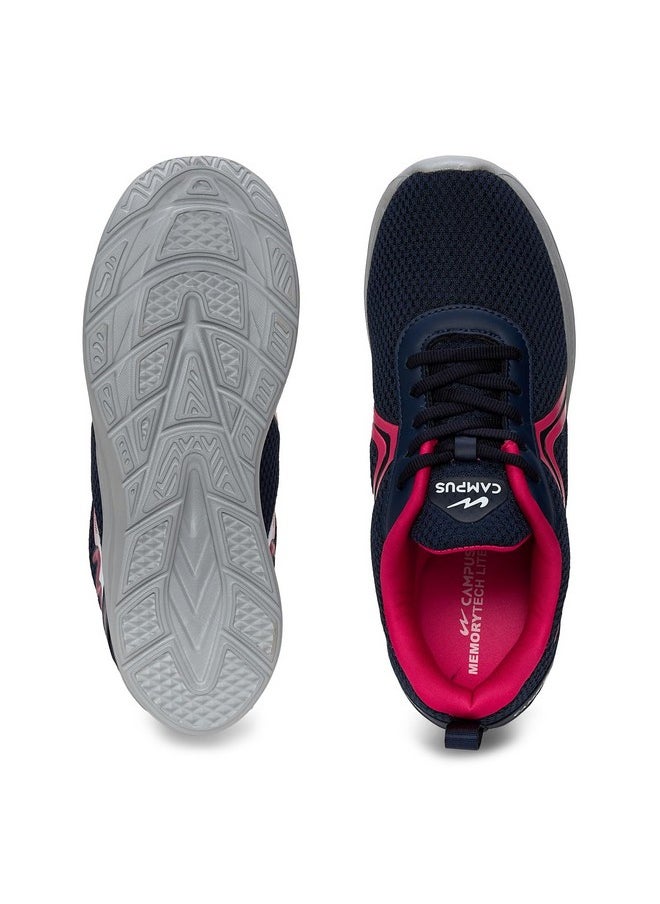 Campus Women's Raye Navy/Rani Running Shoes - 5UK/India 22L-954