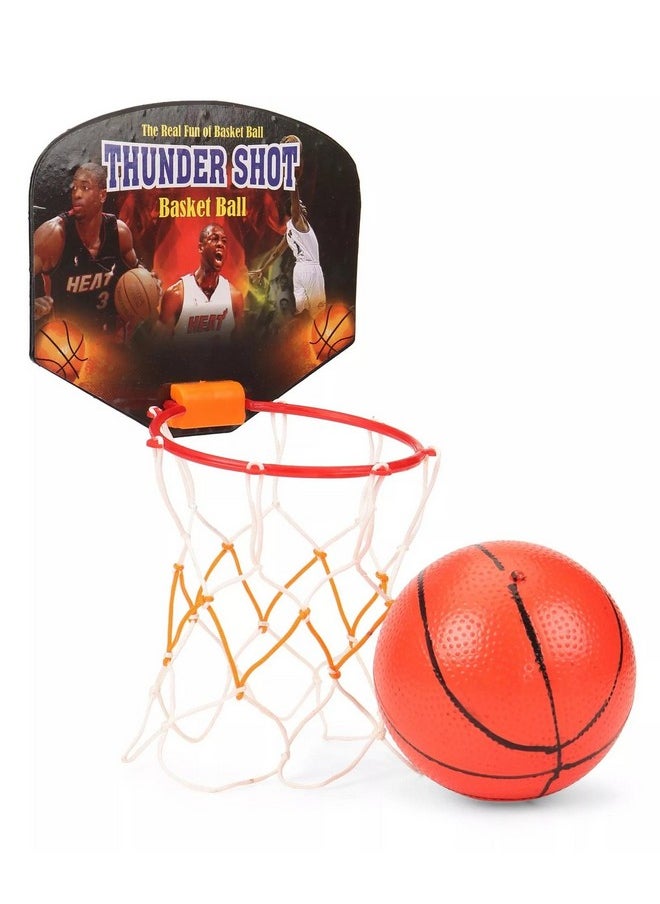 Ratna's Sporty Thunder Shot Basket Ball for Kids, Multicolor