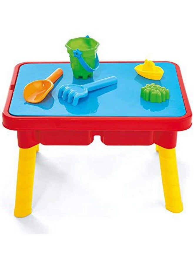 Toddler Sensory Kids Table with Lid | Sensory Bin | Kidoozie | Mega Block Compatible Lid | Indoor Outdoor Use , Red, G02521 17 x 12.5 x 11 inches