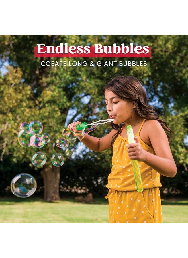 JOYIN 24 Pack 14.6’’ Big Bubble Wands Bulk (2 Dozen) for Summer Toy, Outdoor/Indoor Activity Use, Easter, Bubbles Party Favors Supplies for Kids
