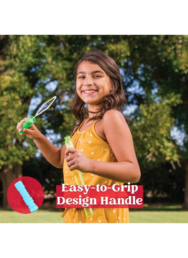 JOYIN 24 Pack 14.6’’ Big Bubble Wands Bulk (2 Dozen) for Summer Toy, Outdoor/Indoor Activity Use, Easter, Bubbles Party Favors Supplies for Kids