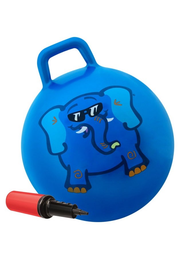 WALIKI Hopper Ball Toy for Boys and Girls Ages 3-6 | Hippity Hop Jumping Ball | Cool Birthday Gift | Blue | 18