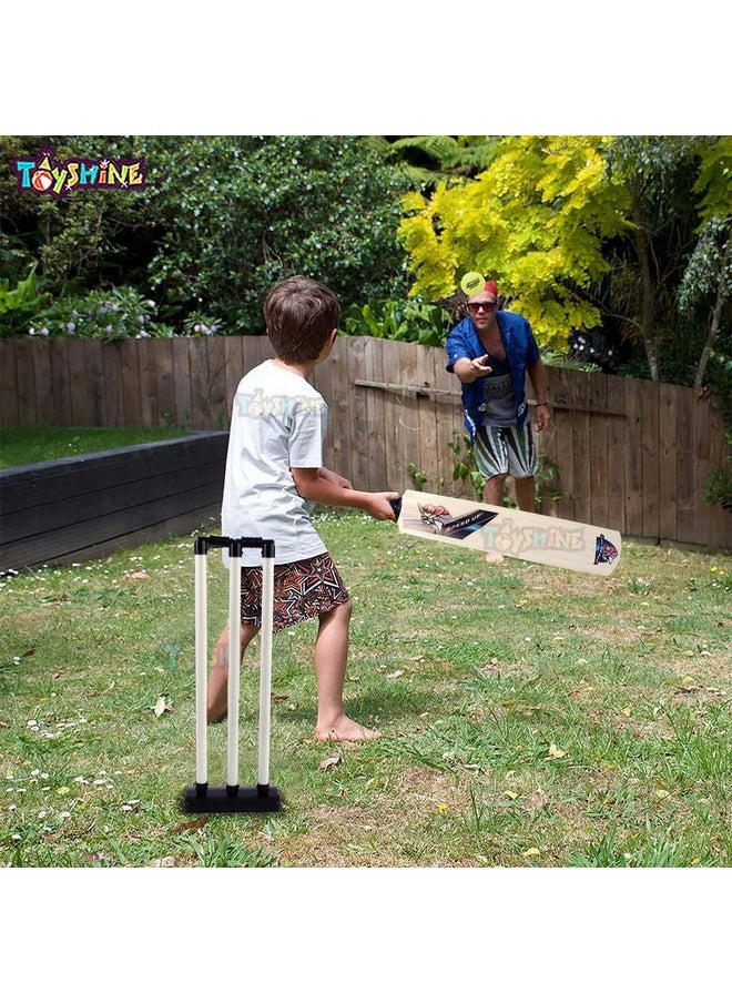 Toyshine Speed Up Master Shot Combo Box Cricket Kit For Kids (Bat Size: 4, 5-10 Yrs) Gift Sports Outdoor Toy Boys Girls Picnic (Box Pack)- Sstp, Multicolor