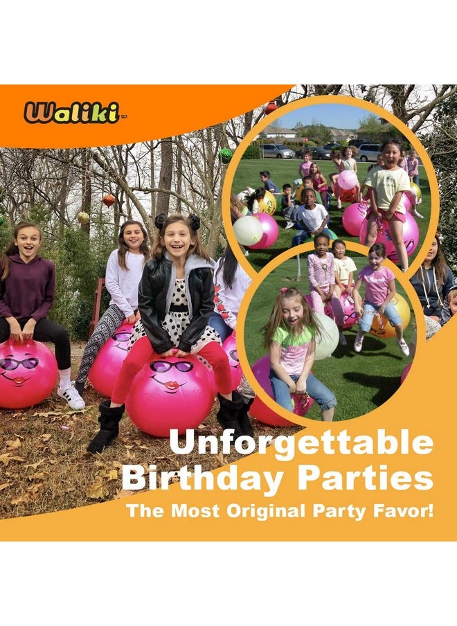 WALIKI Hopper Ball Toy for Girls 3 4 5 or 6 Years Old | Hippity Hop Ball | Jumping Hopping Ball | Cool Birthday Gift | Purple | 18
