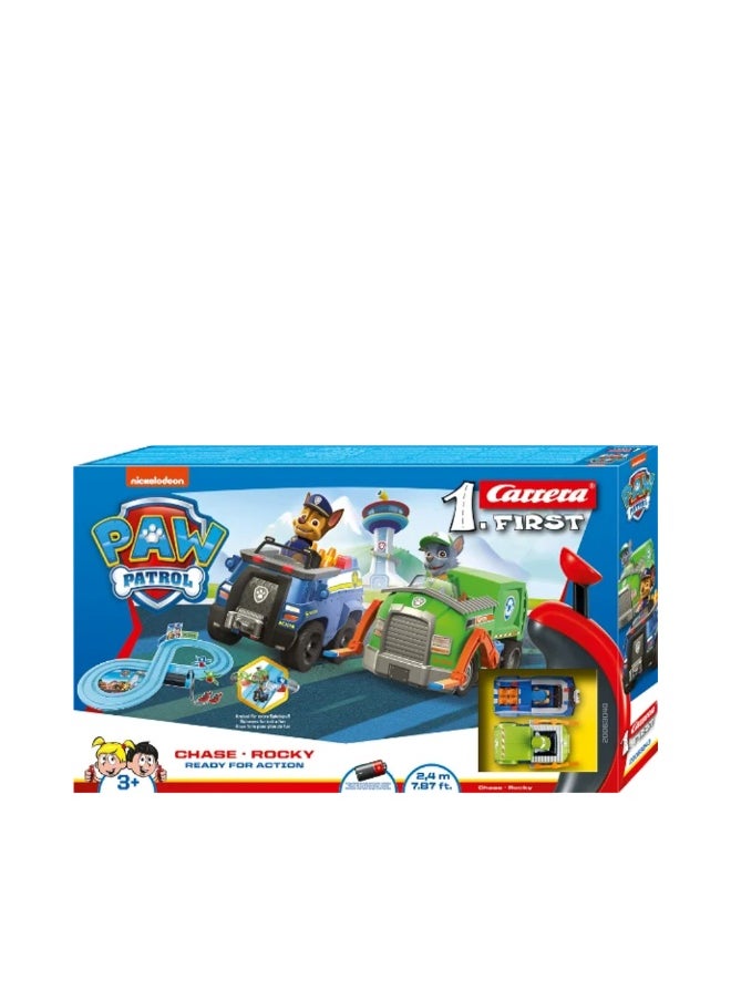 PAW PATROL CHASE VS ROCKY(2.4M) By Carrera