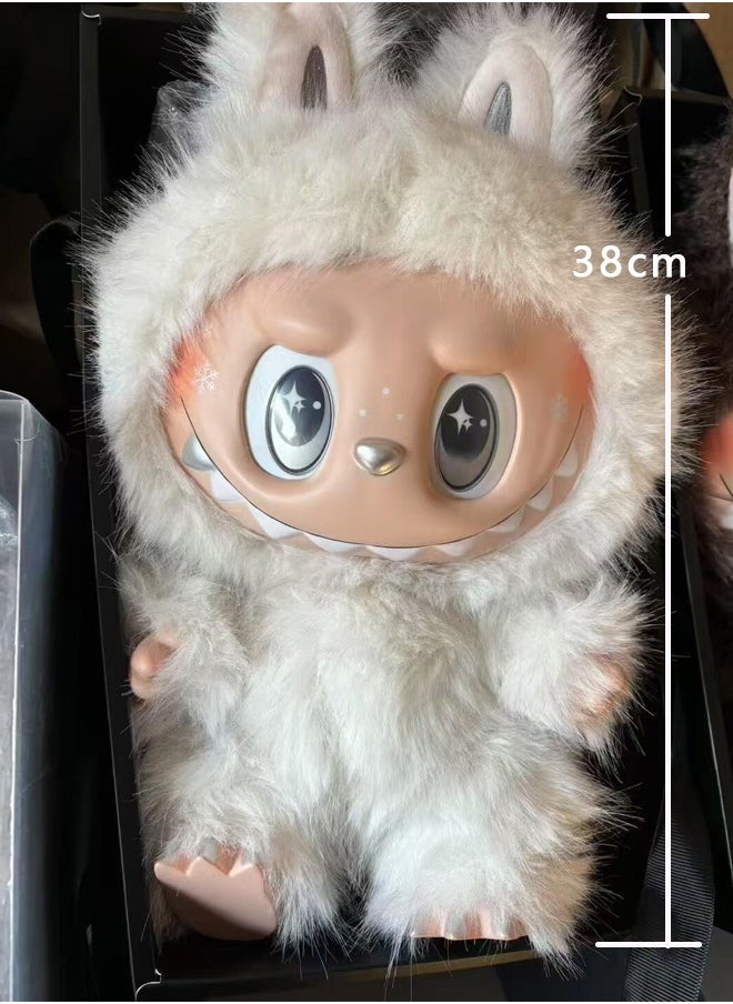 38cm THE MONSTERS Labubu Plush Toys Doll Cherub Zimomo  Version for Kids Adults Boy Girls Soft Plush Birthday Gifts for Children
