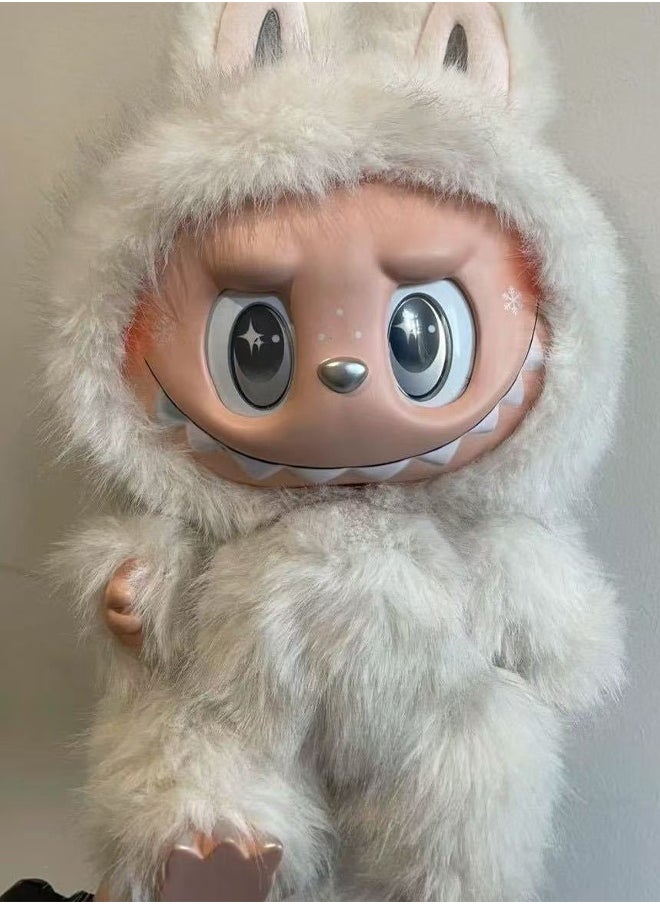 38cm THE MONSTERS Labubu Plush Toys Doll Cherub Zimomo  Version for Kids Adults Boy Girls Soft Plush Birthday Gifts for Children