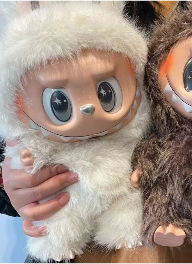 38cm THE MONSTERS Labubu Plush Toys Doll Cherub Zimomo  Version for Kids Adults Boy Girls Soft Plush Birthday Gifts for Children