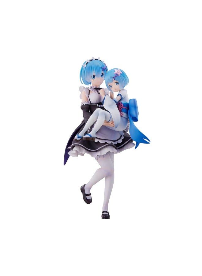 Re:ZERO Starting Life in Another World Figure Rem & Childhood Rem 1/7 Scale Figure by Sega