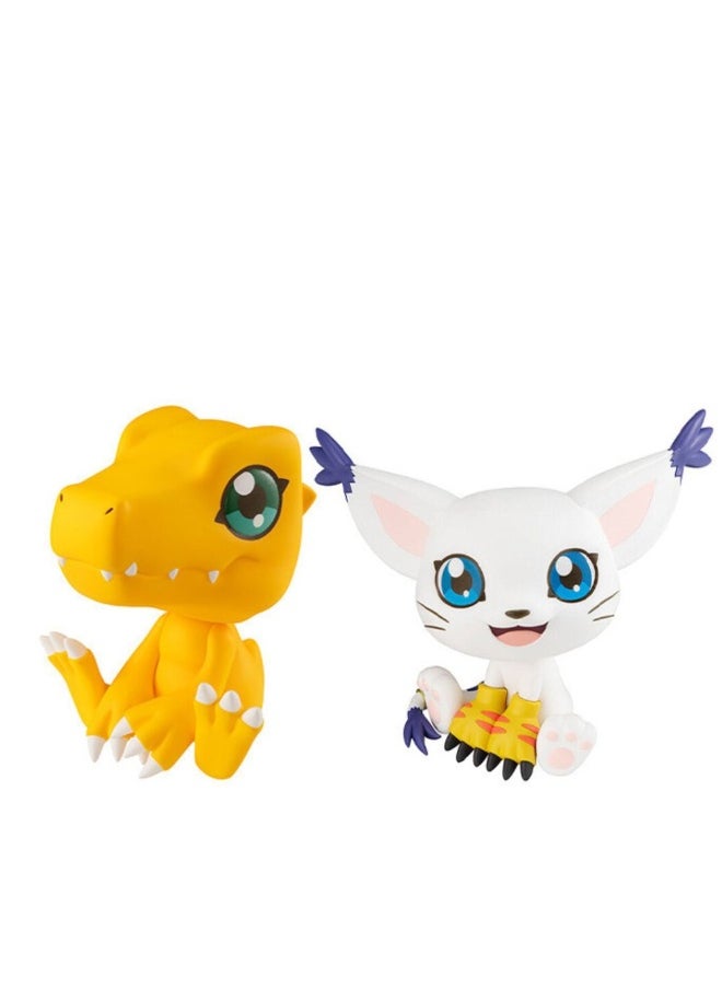 Digimon Adventure Look Up Series Agumon & Tailmon with Gift