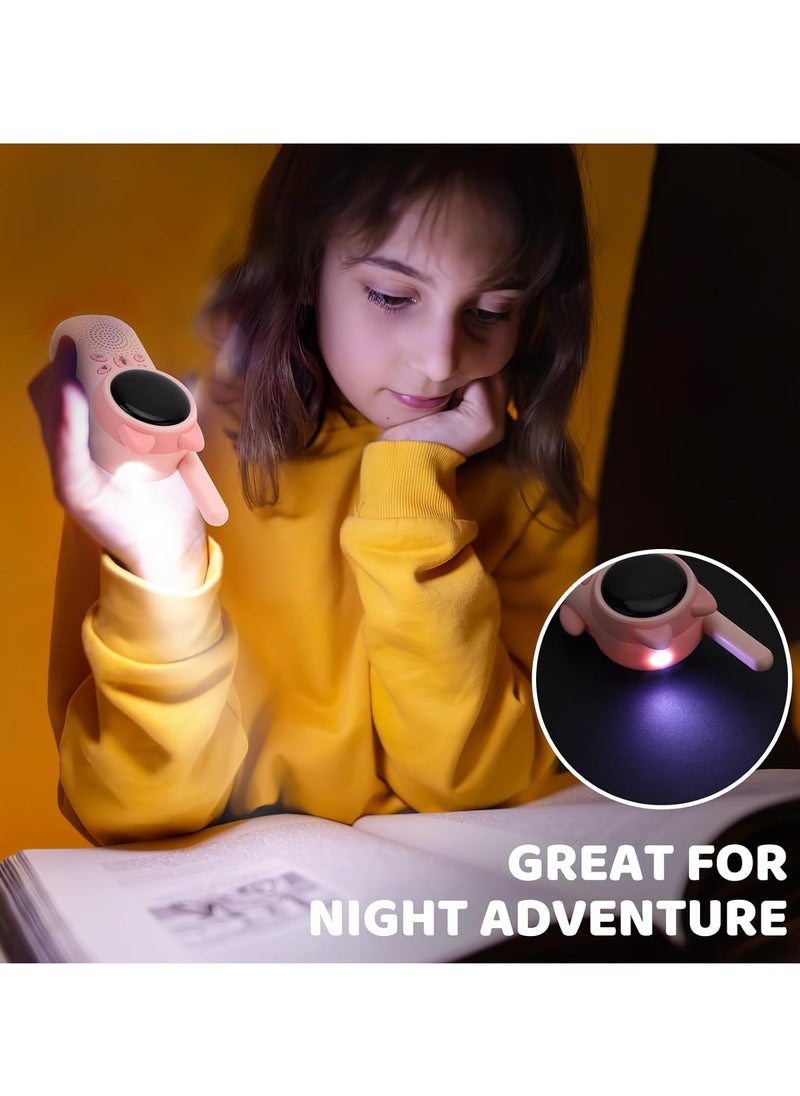 Kids' Adventure Walkie Talkies Rechargeable (2 Pack) – LCD Display & LED Flashlight, Fun Outdoor Toy Gift for Boys & Girls Ages 3-12 – Camping, Hiking, Backyard Adventures (USB Rechargeable, Lightweight, Clear Sound