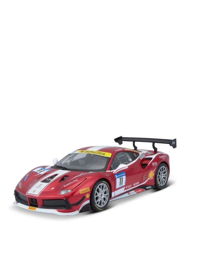 488 Challenge (Formula Racing 2017) - 1/24 FERRARI Racing Diecast Cars by Bburago