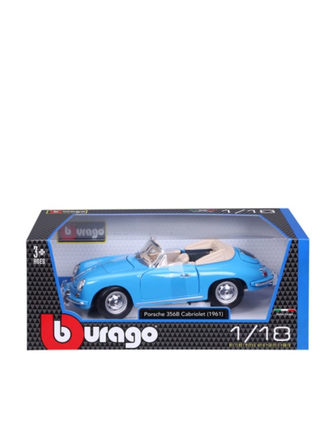Porsche 356B Cabriolet [1961] 1/18 Scale Diecast Car Model by BBurago