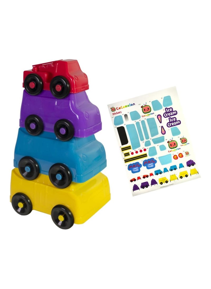 COCOMELON FUN STACKING VEHICKLES