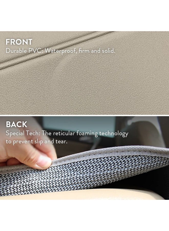 Prince Lionheart Car Seat Protector. The only 2 stage Seatsaver Designed with Thick padding, Nonabsorbent, waterproof, PVC foam material. Comparable with all baby and toddler car seats. (Beige)