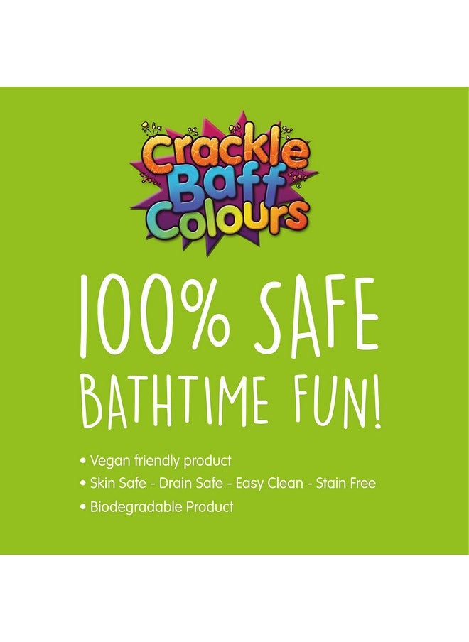 Zimpli Kids 6043 Crackle Baff Colours, 3 Bath Pack, Make water Crackle and Change Colour, Children's Sensory & Bath Toy