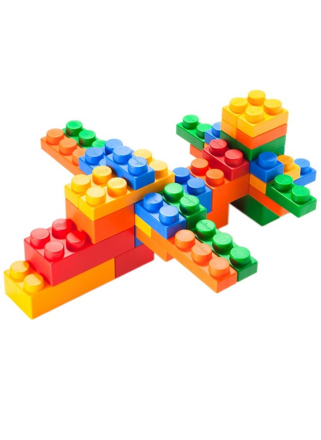 UNiPLAY Mix Soft Building Blocks - 34-Piece Set for Infant Early Learning, Cognitive Development, and Toddler Creative Play - Ages 3 Months+