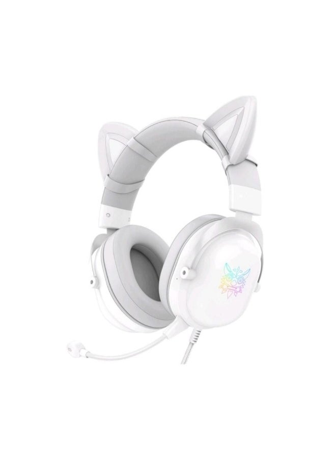 Onikuma : K11 Wired Headset with Ears White