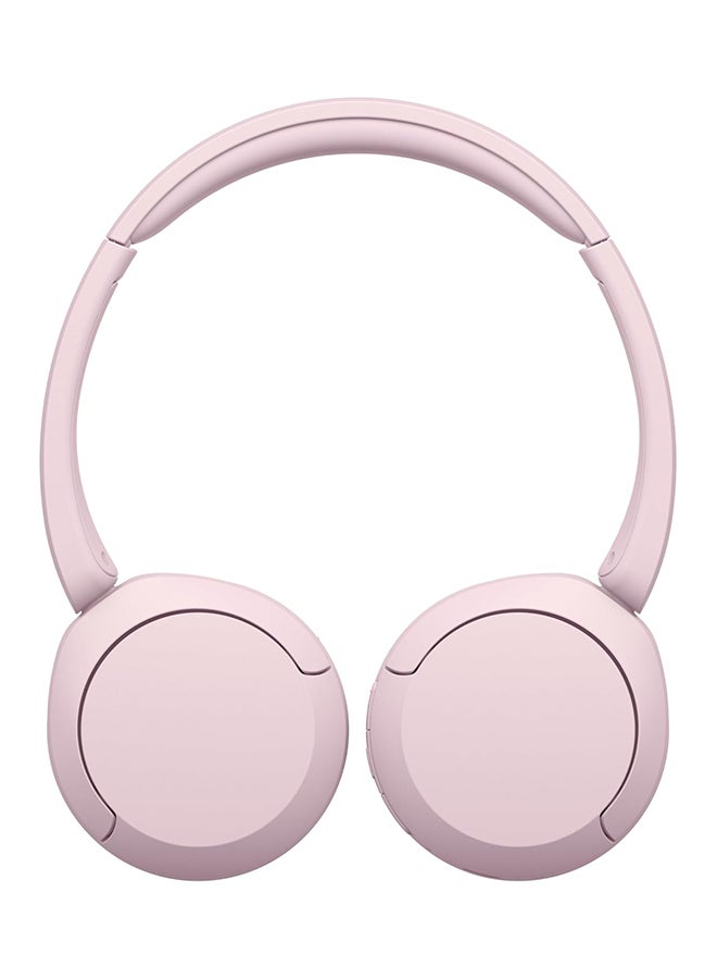 WH-CH520 Wireless Headphones Bluetooth On-Ear Headset with Microphone Pink