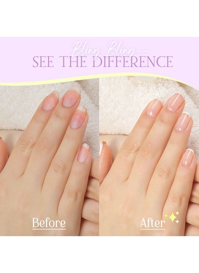 Nail Shiner Buffer Blocks - 2 Sided Shining Nail Polisher Sponge Buffing Block File 400/3000 Grit Manicure Nail Art Tools 2Pcs