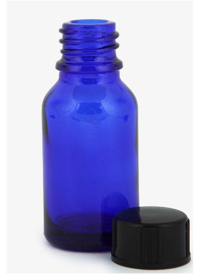 Vivaplex, 24, Cobalt Blue, 15 ml Glass Bottles, with Lids