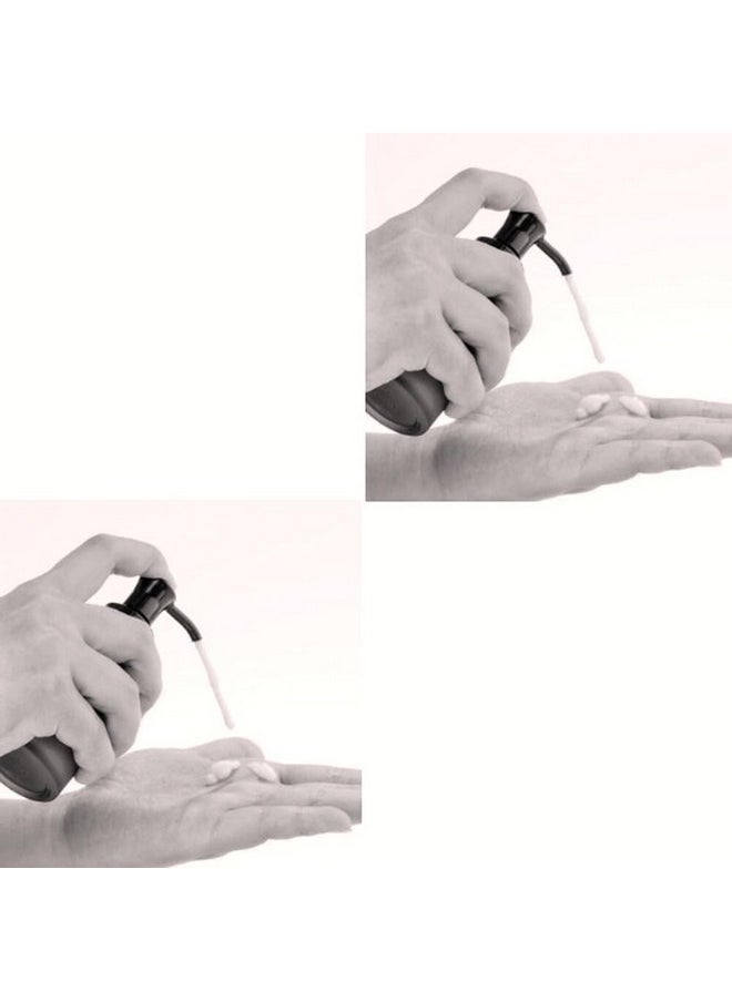 QUUPY 2PCS 60ml Upscale Refillable Cobalt Glass Lotion Pump Bottle with Black Lock Dispenser Toiletries Bottle Cosmetic Container Jar Pot for Cream Essence Shampoo Body Wash