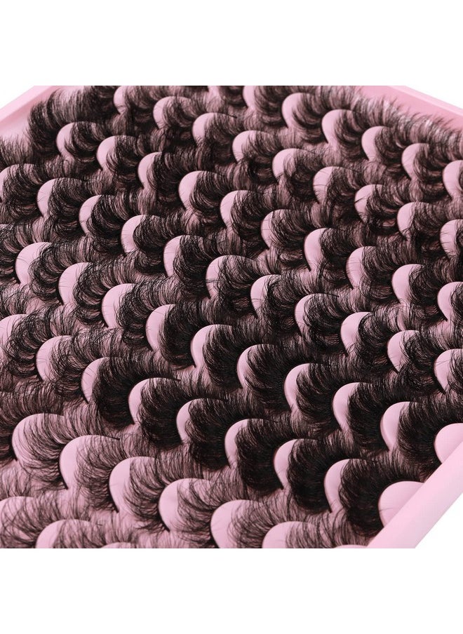 48 Pairs Mink Lashes Fluffy Thick Eyelashes 8 Styles Mixed Dramatic Long Faux Mink Eye lashes Pack 10D Curl Wholesale Luxury Soft Fake Eyelashes