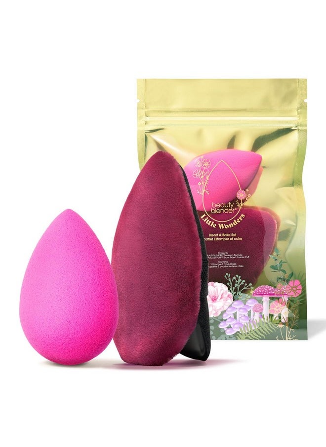 Beautyblender® | Little Wonders Blend & Bake Set, Blend Liquid Foundations, Powders and Creams, Streak Free Application, Vegan, Cruelty Free, Made in USA