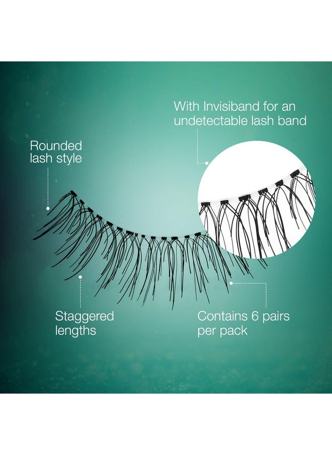 Ardell False Eyelashes Natural 110 Black, 1 pack (5 pairs per pack)