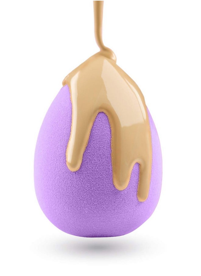 Kokie Beauty Sponge, Foundation Blending, Cover + Conceal Makeup Sponge - Flawless For Liquid, Cream, or Powder (1 PC) (1 PC)