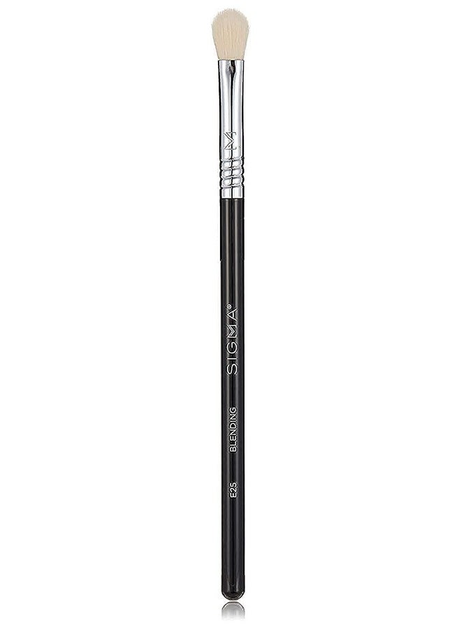 Sigma Beauty Professional E25 Eyeshadow Blending Brush - Professional Eyeshadow Brush for Seamless Eyeshadow Blending, Softens Dramatic Edges & Harsh Lines for a Well Blended Effect (1 Brush)