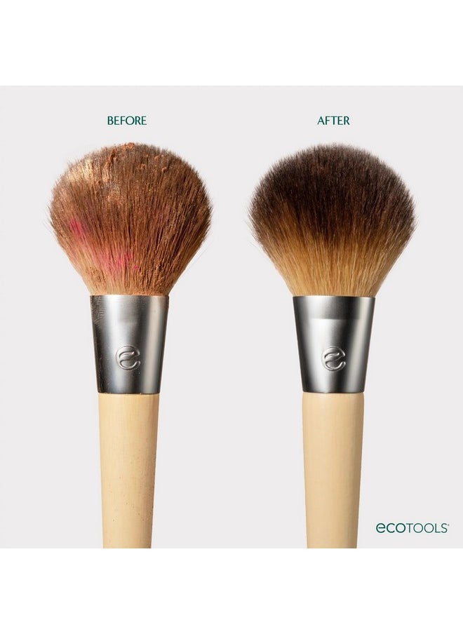 EcoTools Cleanser Shampoo for Makeup Brush/Sponge/Puffs, Remove Makeup & Impurities, Fragrance-Free, No Harsh Chemicals, Vegan & Cruelty-Free, 6 fl.oz./177 ml, 1 Count