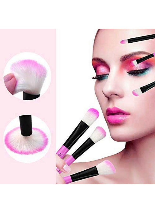 Makeup Brush Set, 32 Pcs Make up Brushes Professional Face Eye Shadow Foundation Blush Lip Makeup Brushes Powder Cosmetics Blending Brush Tool with the bag G-Bright purple