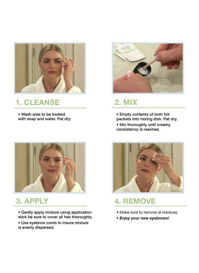 Godefroy Eyebrow Color Lightening Crème Single Use Application Kit