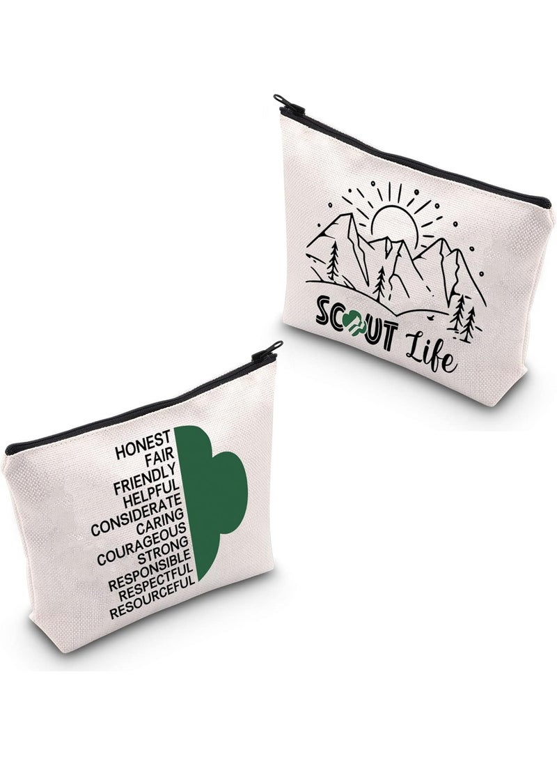 POFULL Scout Gift Scout Leader Gift Scout Life Cosmetic Bag Power Gift