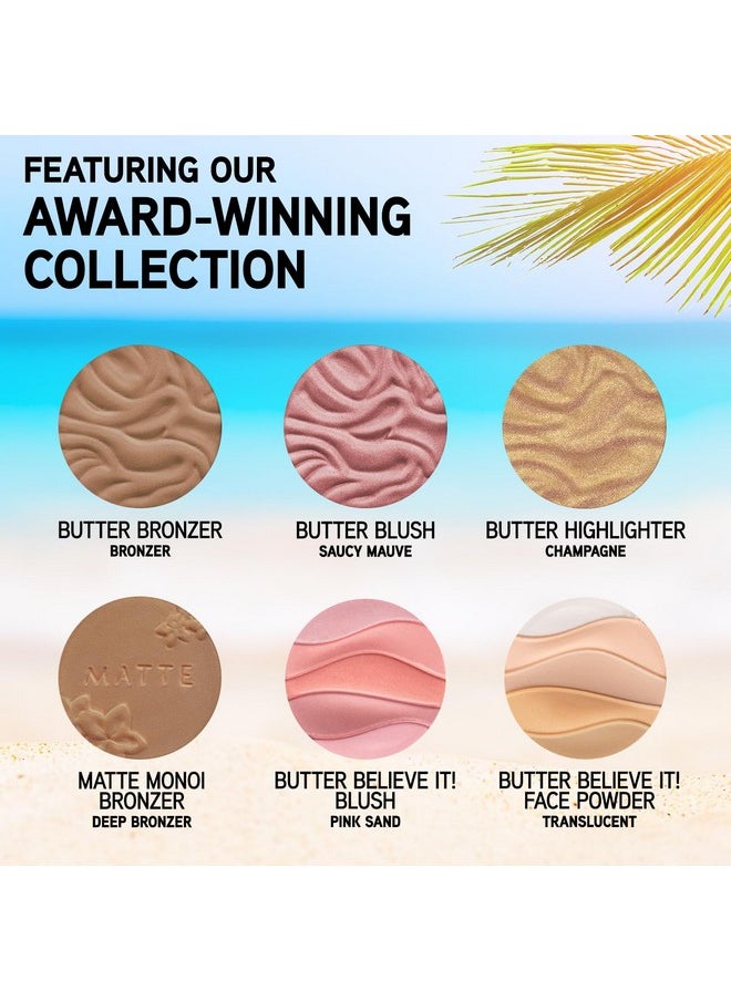 Physicians Formula Butter Dream Team Palette Makeup Gift Set, Bronzer, Blush, Face Powder, Dermatologist Approved