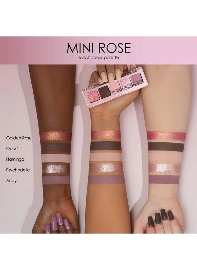 Natasha Denona Mini Rose Eyeshadow Palette + Bonus Premium Korean Sheet Masque with Collagen
